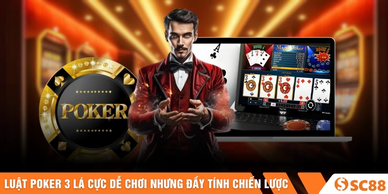 Luật poker 3 lá cực dễ chơi nhưng đầy tính chiến lược